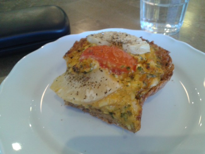 Gratinerad kycklingmacka.