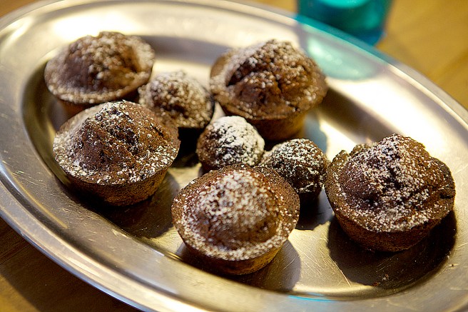 Också de här muffisarna var salta men tyvärr orkade jag bara äta en och den sorten har jag inte på bild.