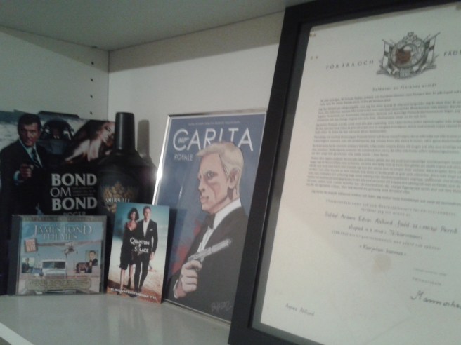 Hedersplats i hyllan.