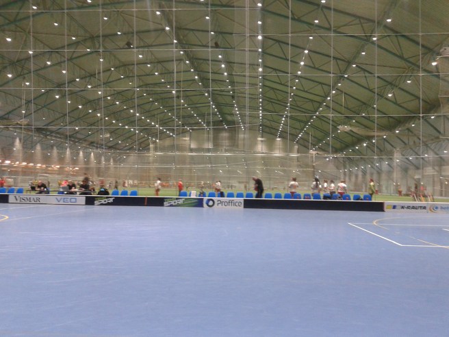 Botniahallen i Korsholm är en enorm arena.