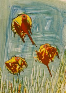 En av Offe Söderlings tavlor på Almska Gården.