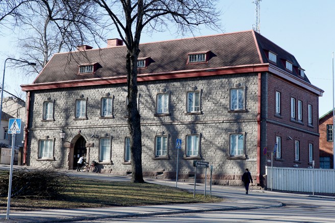 Lovisas vackra polisstation.