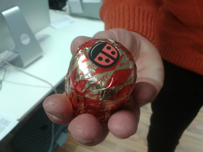 Partiets symbol nyckelpigan.