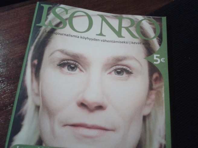 Jag tog ställning genom att köpa tidningen.