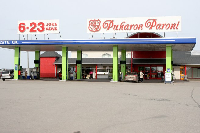 Pukaron Paroni - ett litet köpcenter i Lappträsk.