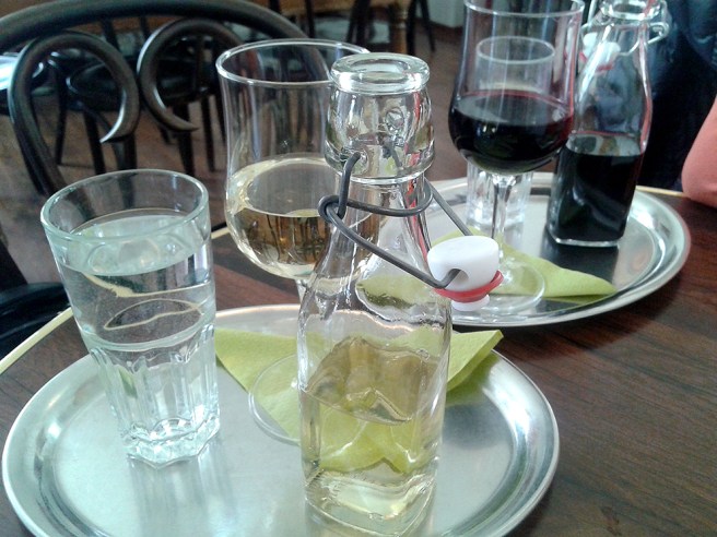 Enkelt men ändå vackert serverat.