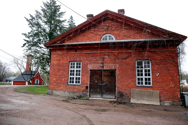 Den gamla smedjan där det fortsättningsvis bjuds på arbetsuppvisningar.