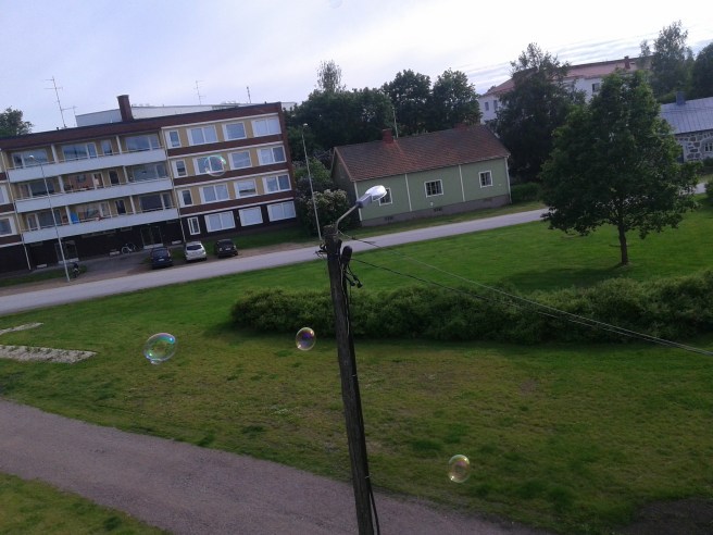 Lyckades fånga några på väg.