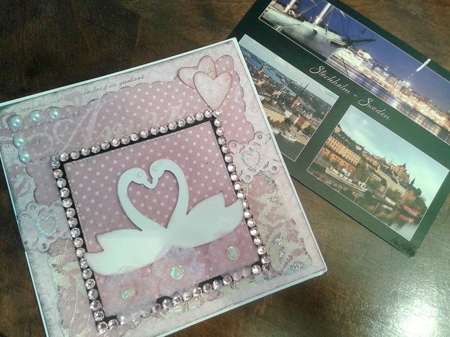 Mina ledsamma tårar blandades med glädjetårar i dag. Fick två kort på posten med hälsningar av fina vänner - tusen tack <3