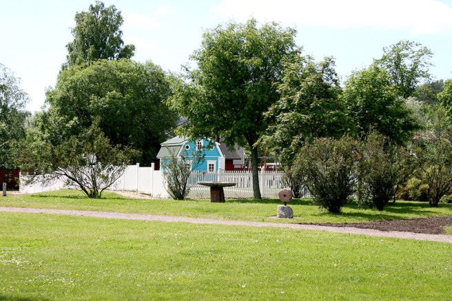 Onnelis och Annelis stuga i parken särskilt avsedd för barnfamiljer.