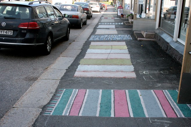 Lovade i något skede visa då trasmatteprojektet avancerat på Alexandersgatan och det har det gjort.