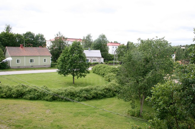 Parken där också förrymda hästar brukar gilla att beta :-)
