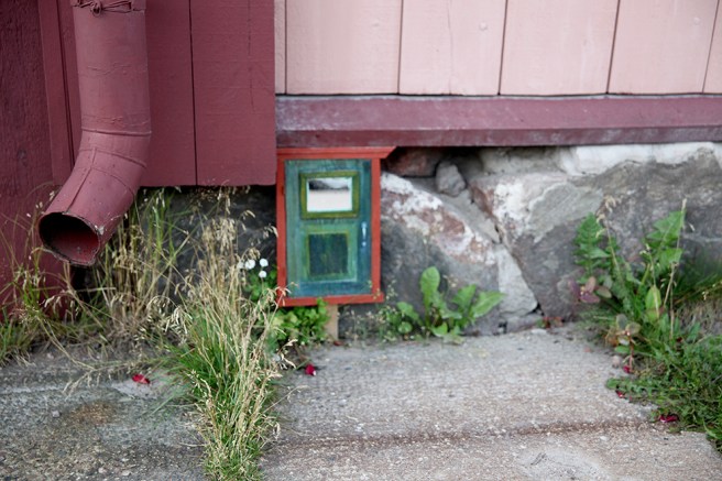 Lite suddig bild, fokus kom inte på dörren :-)