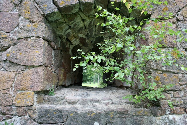 En av många kasematters skottglugg.