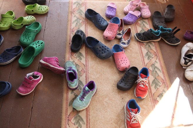 Det är inte min hall här hemma. Jag var på ett läger för att skriva en artikel :-)