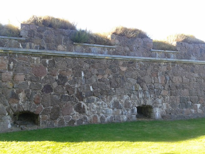 En annan mur på Svartholm. Dagens kvot av murar fylld? :-)