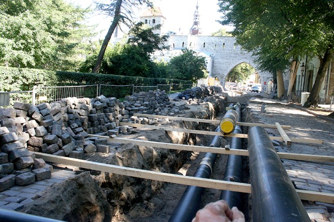 Här pågår ett stort projekt.