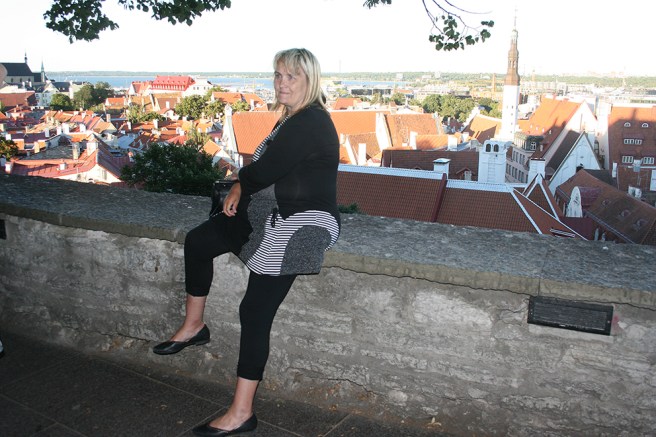 Och så en bild av mig själv. Jag har ju blivit allt modigare med dem :-)