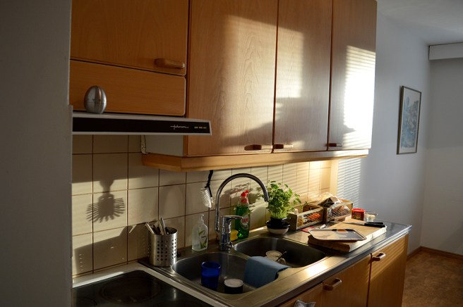 Visst blir det roliga skuggor, som den av diskborsten till exempel.