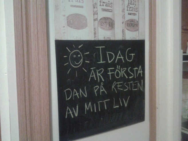 Visdomsord i min hall.