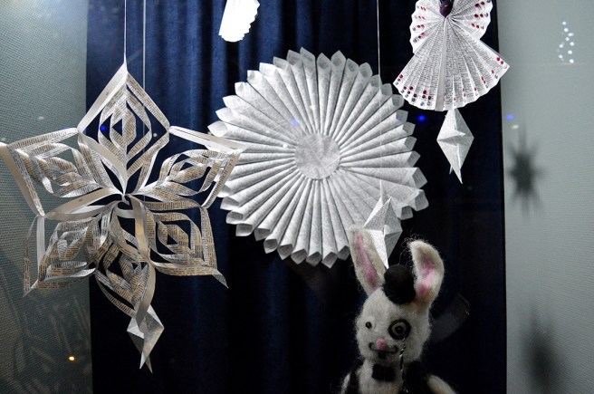 Av papper kan man skapa många fina prydnader.
