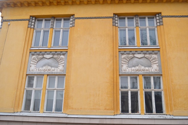 Fönster på Berggatan i Borgå.