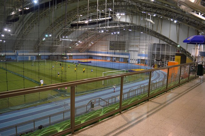 Här kan man fixa till en fotbollsplan av fullstora mått.