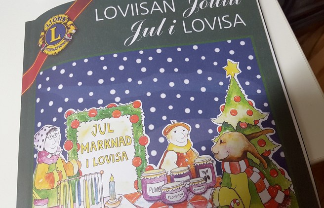 Så här ser tidningens pärm ut. Den har jag inte ritat :-)