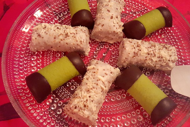 Godelimanger till efterrätt.