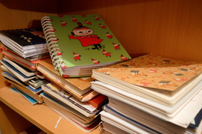 En tiondedel av alla dagböcker.