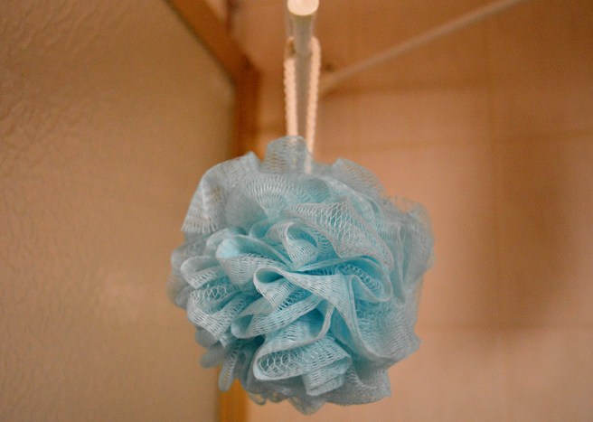 Rätt svar: en tvättsvamp. Kanske den har något annat namn också, upplys mig i så fall :-)