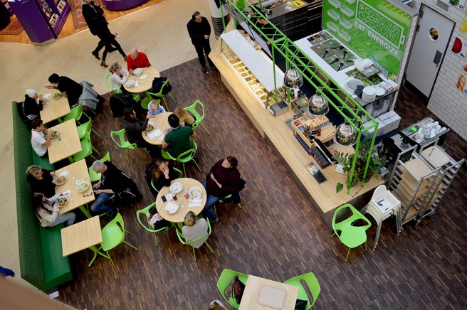 En av alla serveringar i TC.