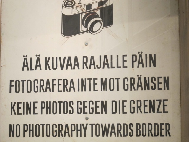 Såhär var det någonstans vid ryska gränsen där Fru Månsson var på besök.