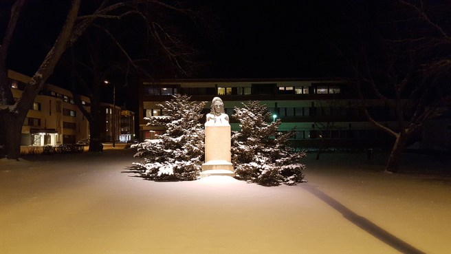 Stilla och stämningsfullt.