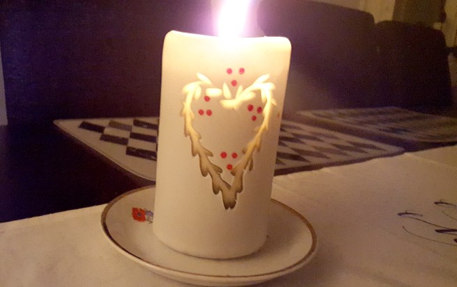 Och tack Marina & Anne för det fina blockljuset!