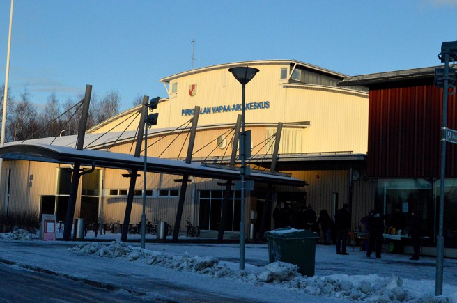 Och här spelades matchen PirPi-Tor som slutade 4-10.