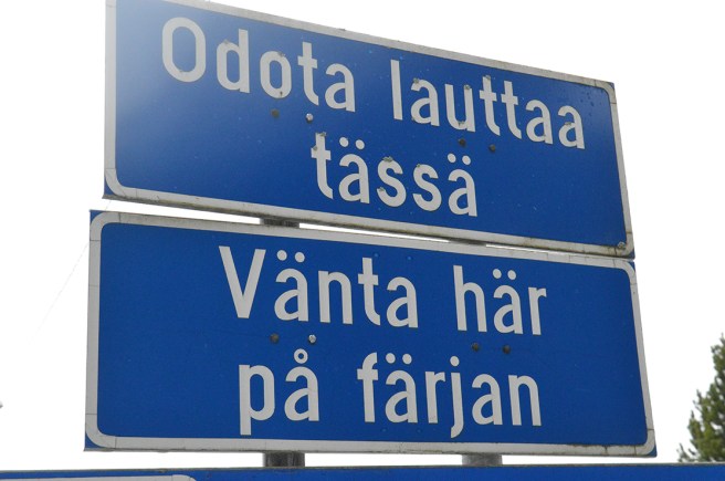 Åkte färjan till och från Pellinge i Borgå för snart två veckor sedan.