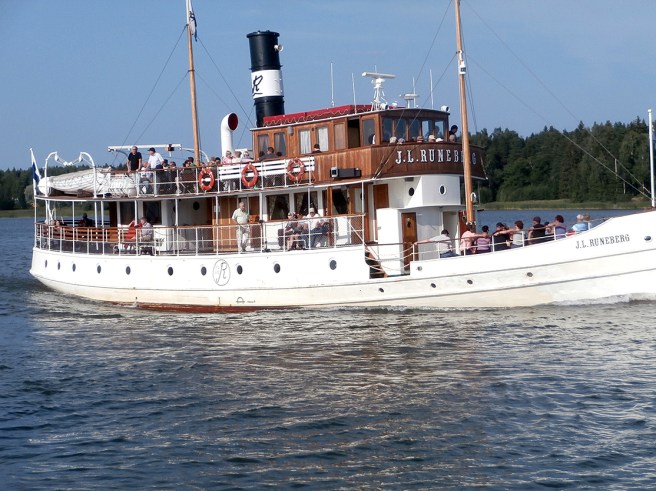 J.L.Runeberg går fyra-fem gånger per sommar på rutten Helsingfors-Pellinge-Kabböle-Lovisa.