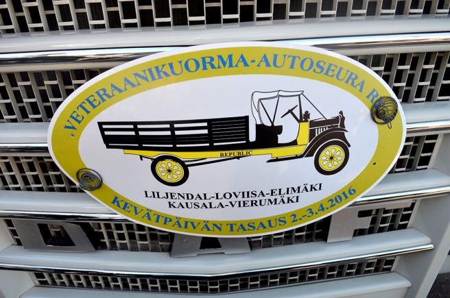 Ett bidraga från veteranbilsjippot som firades i går.