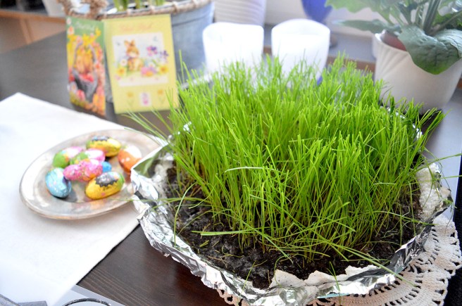 Känns tråkigt att slänga gräset.