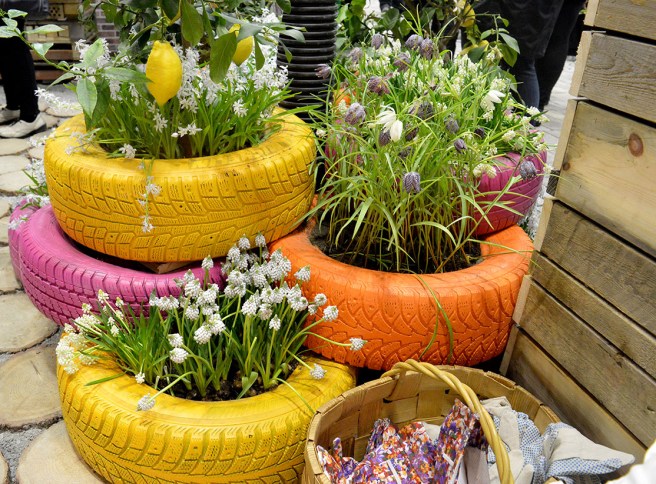 Har du gamla däck som du inte vet hur du ska använda?