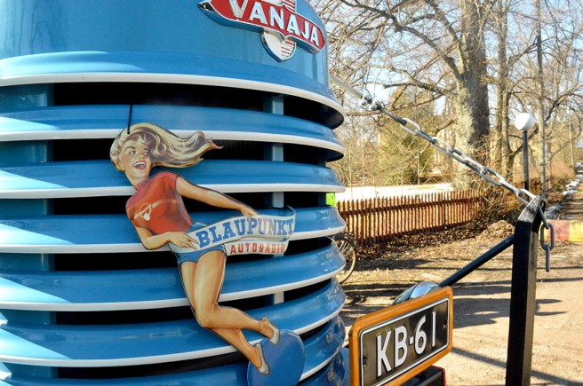 En tilltalande front på en lastbil.