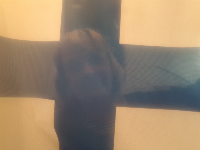 Maskerad. Beror på hur du uttalar ordet. Har jag maskerat mig eller är jag på maskerad? :-D