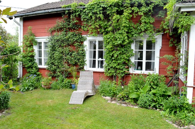 Även de som har trädgårdar lägger sig ner och njuter och vilar ibland.