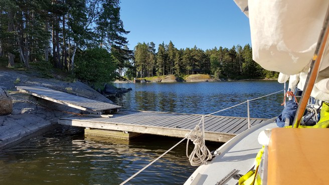 Utsikt åt andra hållet i samma lagun.