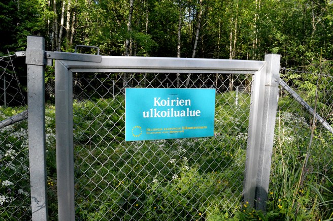 En rastplats för hundar.