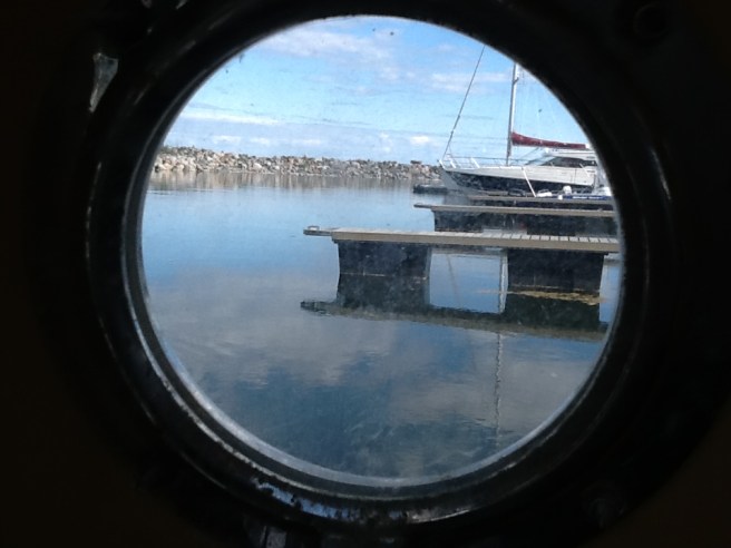 Ankringsplats inför treje natten.