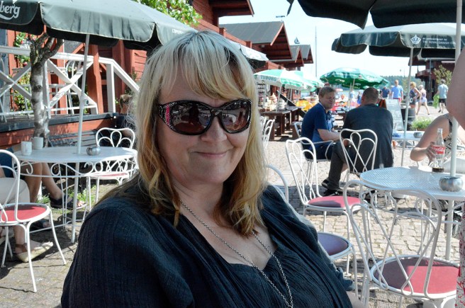 Det var +27 i skuggan tidig eftermiddag på Saltbodan.