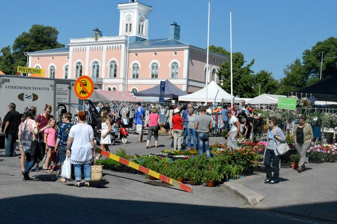 Två dagar har vi haft fint väder också.