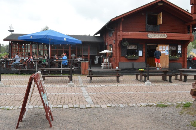 Åt här med min syster och en vän från Sverige i dag.